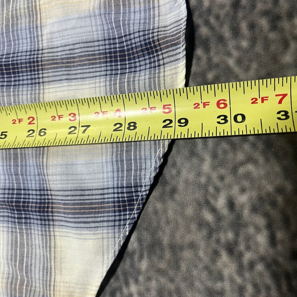 Vintage Levi's Pearl Snap Shirt Mens Large Plaid Button Down Long Sleeve Western - Picture 8 of 8